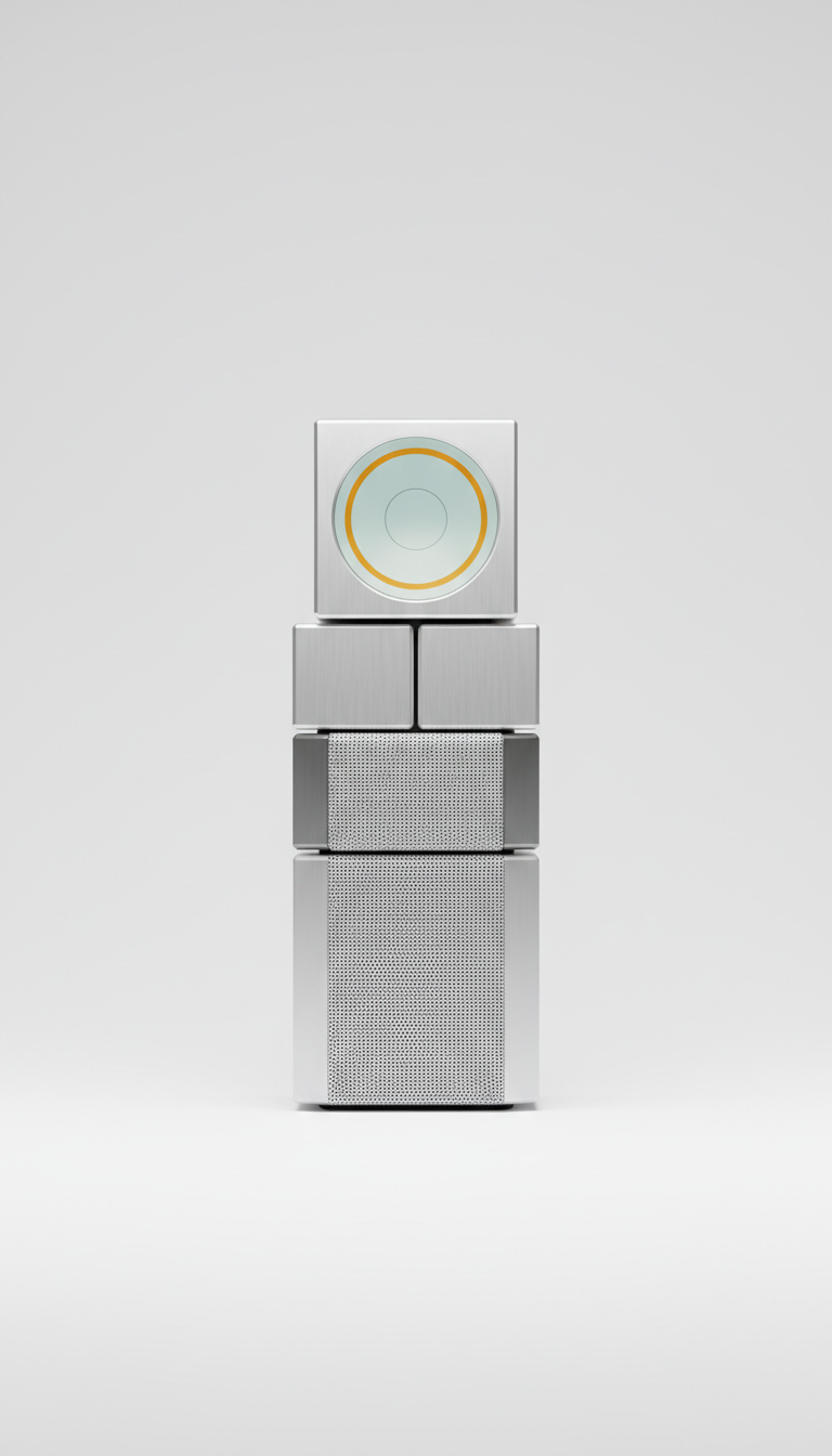 Brushed Aluminum Modular Smart Speaker